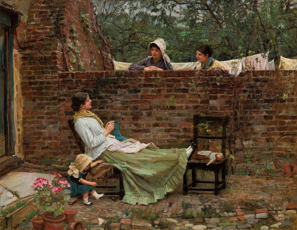 Pettegolezzo, c. 1885 da John William Waterhouse