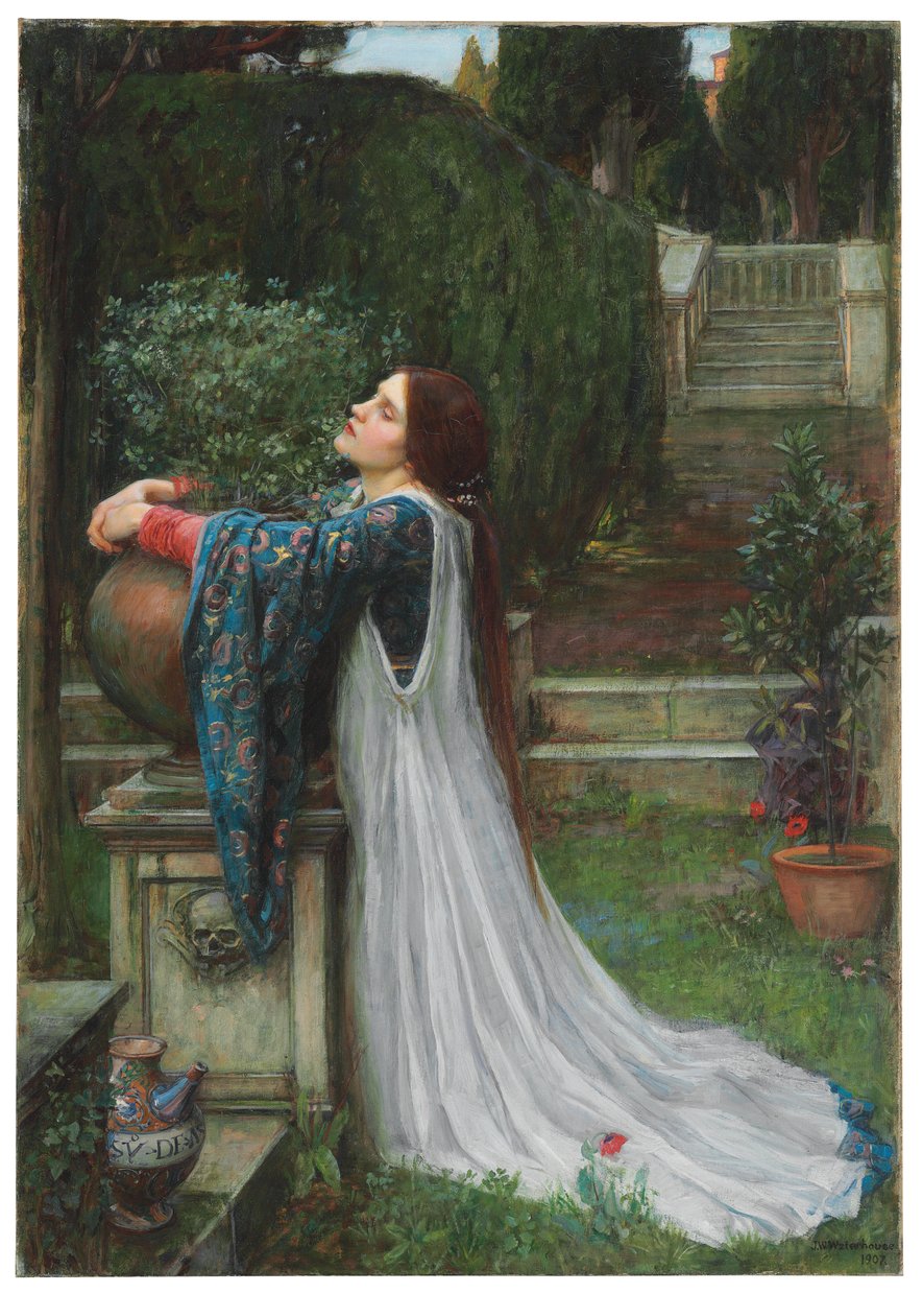 Isabella e il vaso di basilico da John William Waterhouse