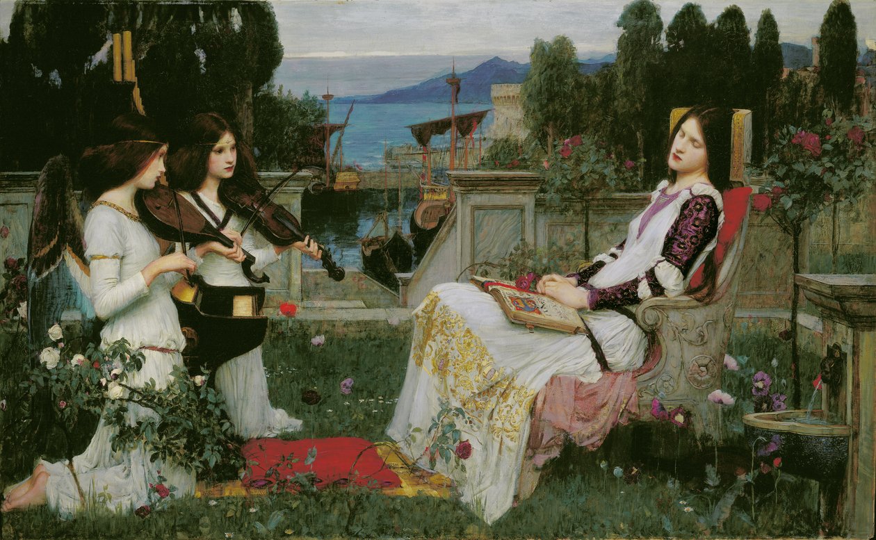 Santa Cecilia da John William Waterhouse