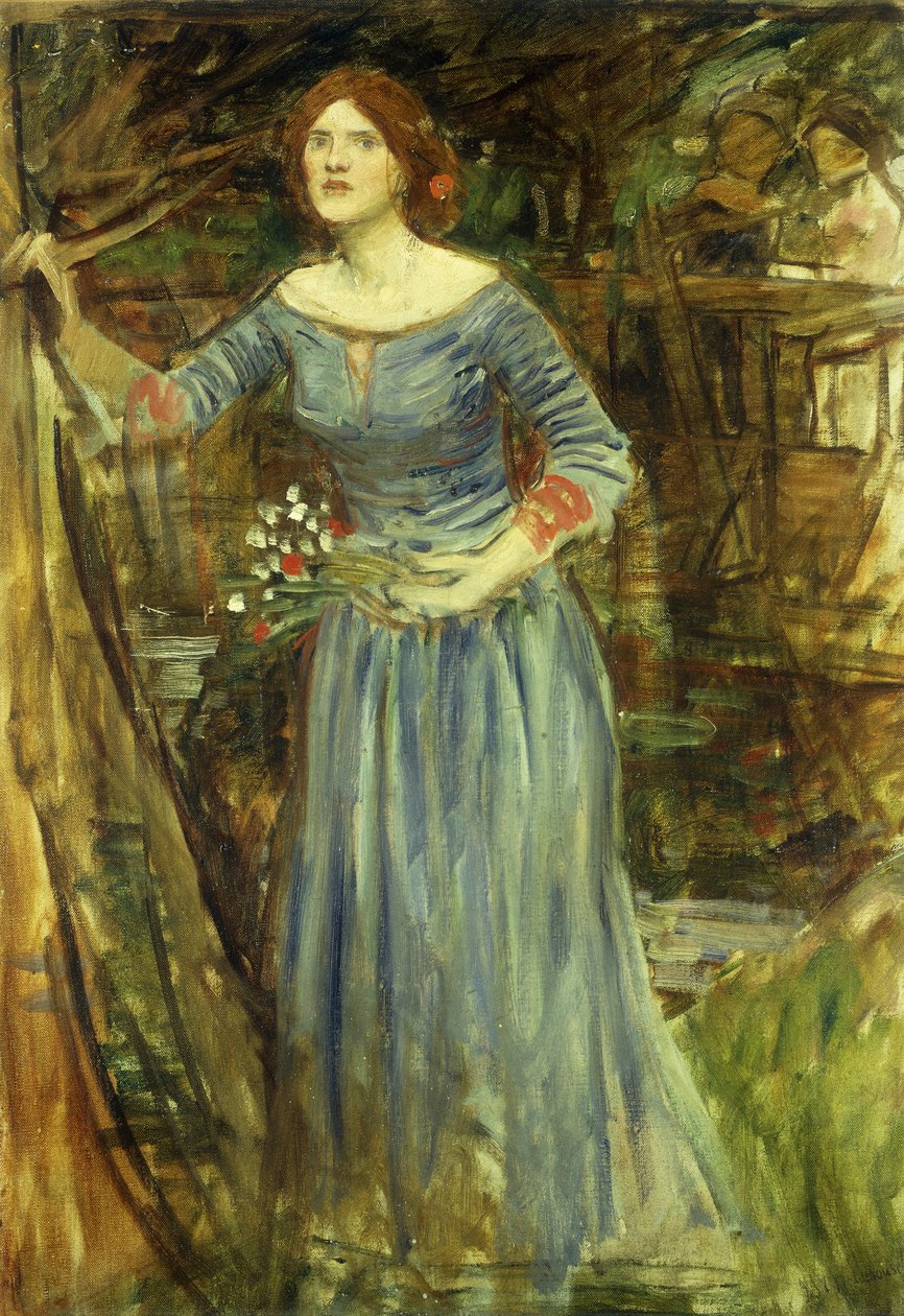 Studio per Ofelia da John William Waterhouse