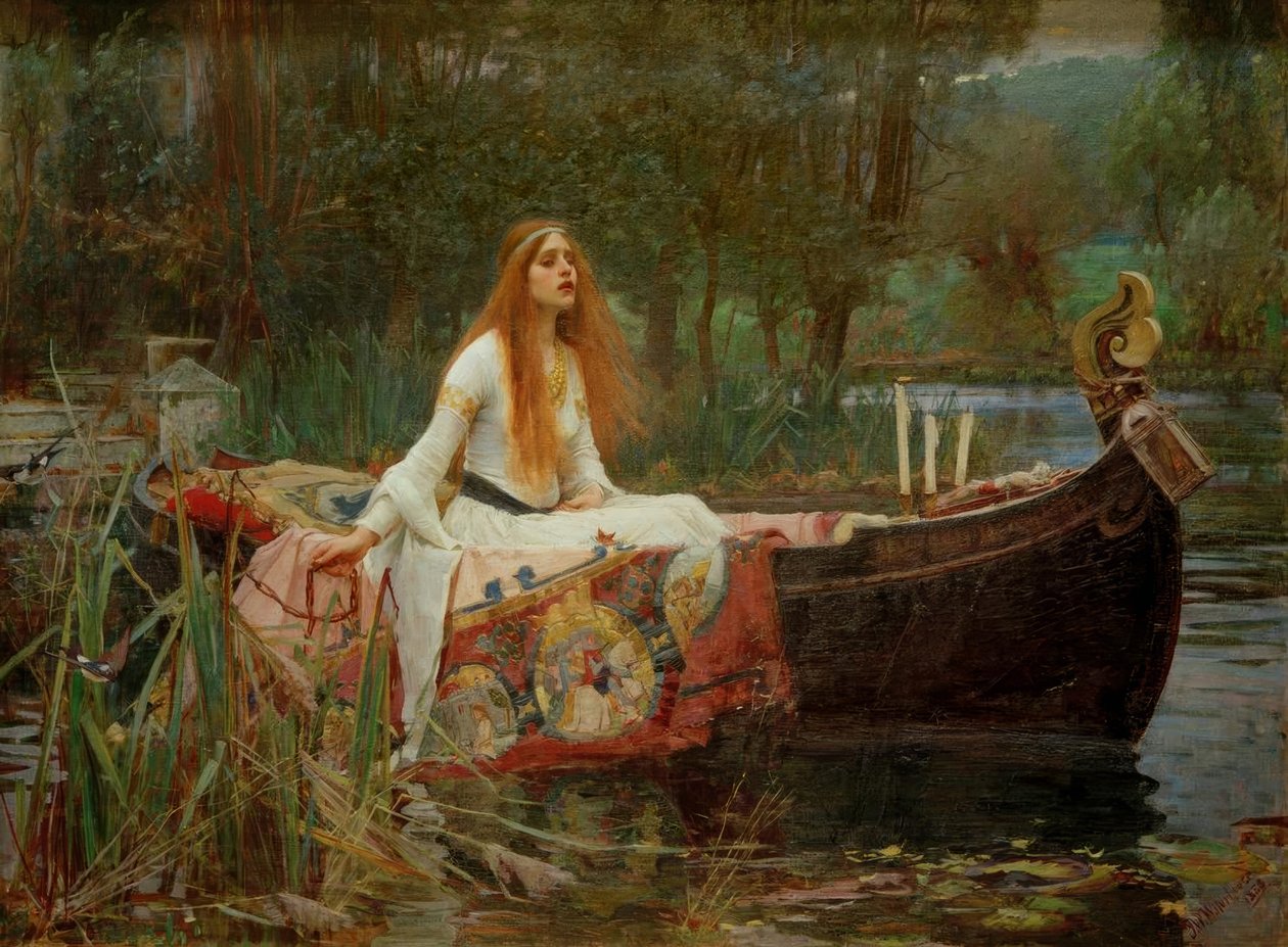 La Dama di Shalott da John William Waterhouse