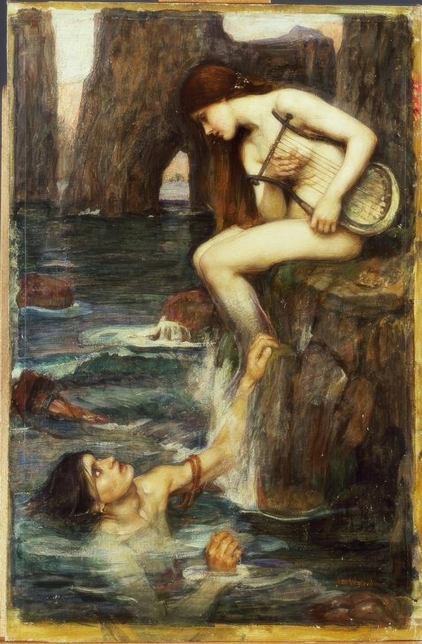 La sirena da John William Waterhouse