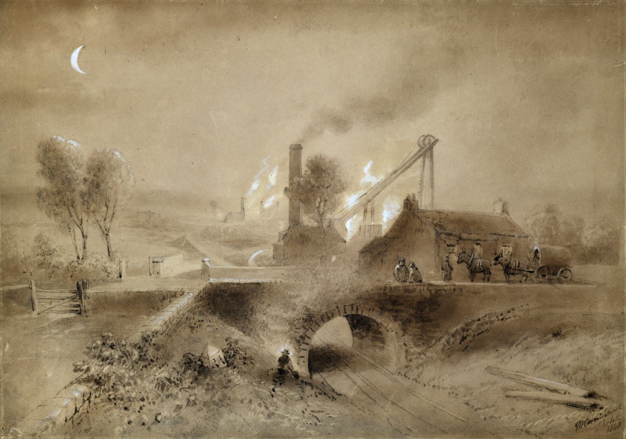 Miniera e ferrovia da John Wilson (after) Carmichael