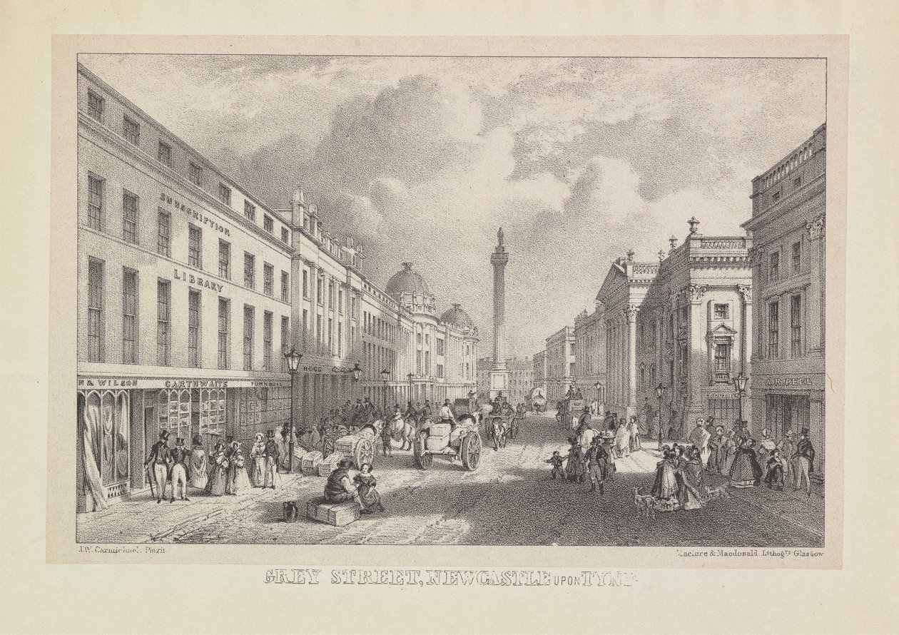 Grey Street, Newcastle da John Wilson Carmichael