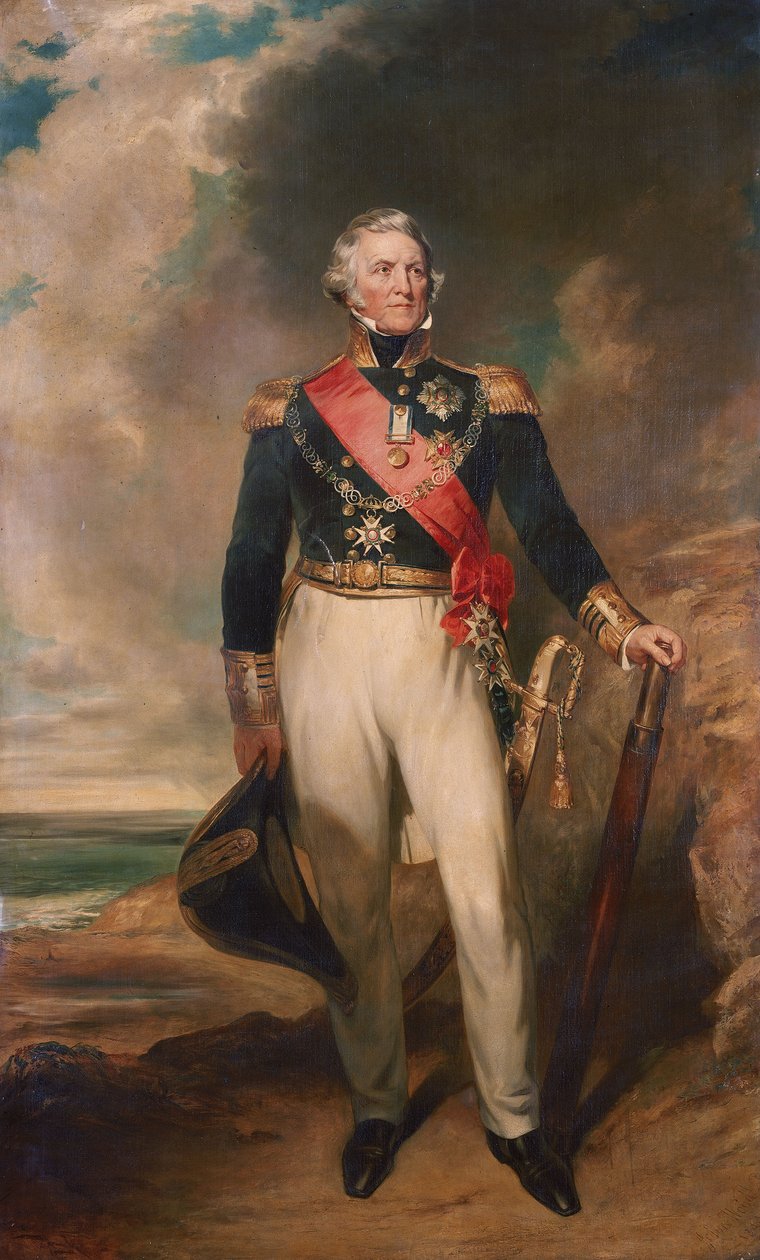 Ammiraglio Sir Philip Charles Henderson Calderwood Durham (1763-1845) da John Wood