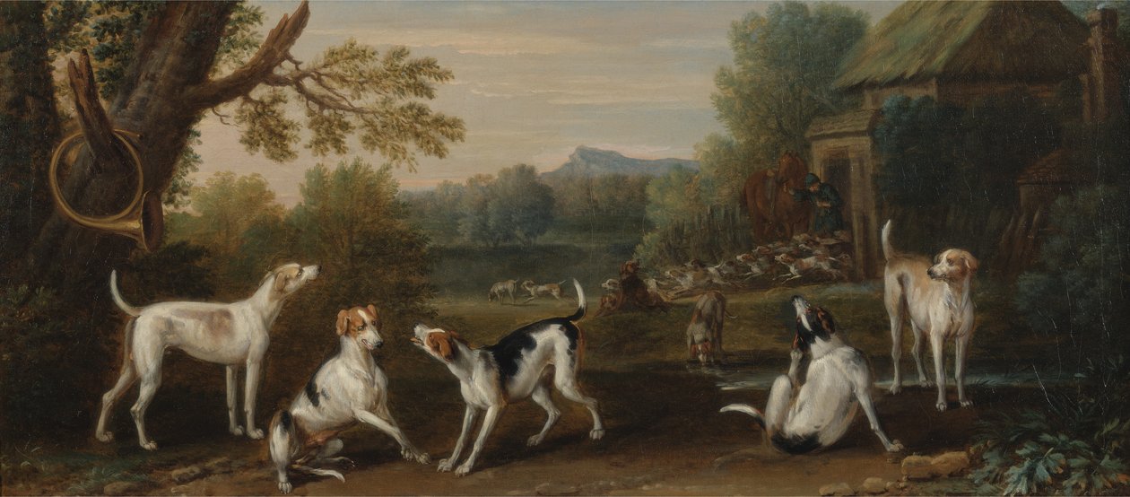 Liberare i cani, c.1765 da John Wootton