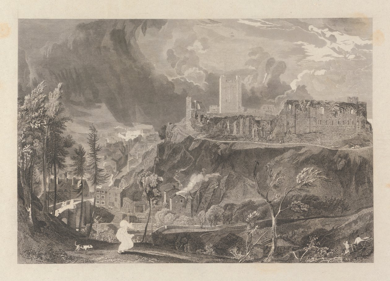Castello e città di Richmond da John Wykeham Archer