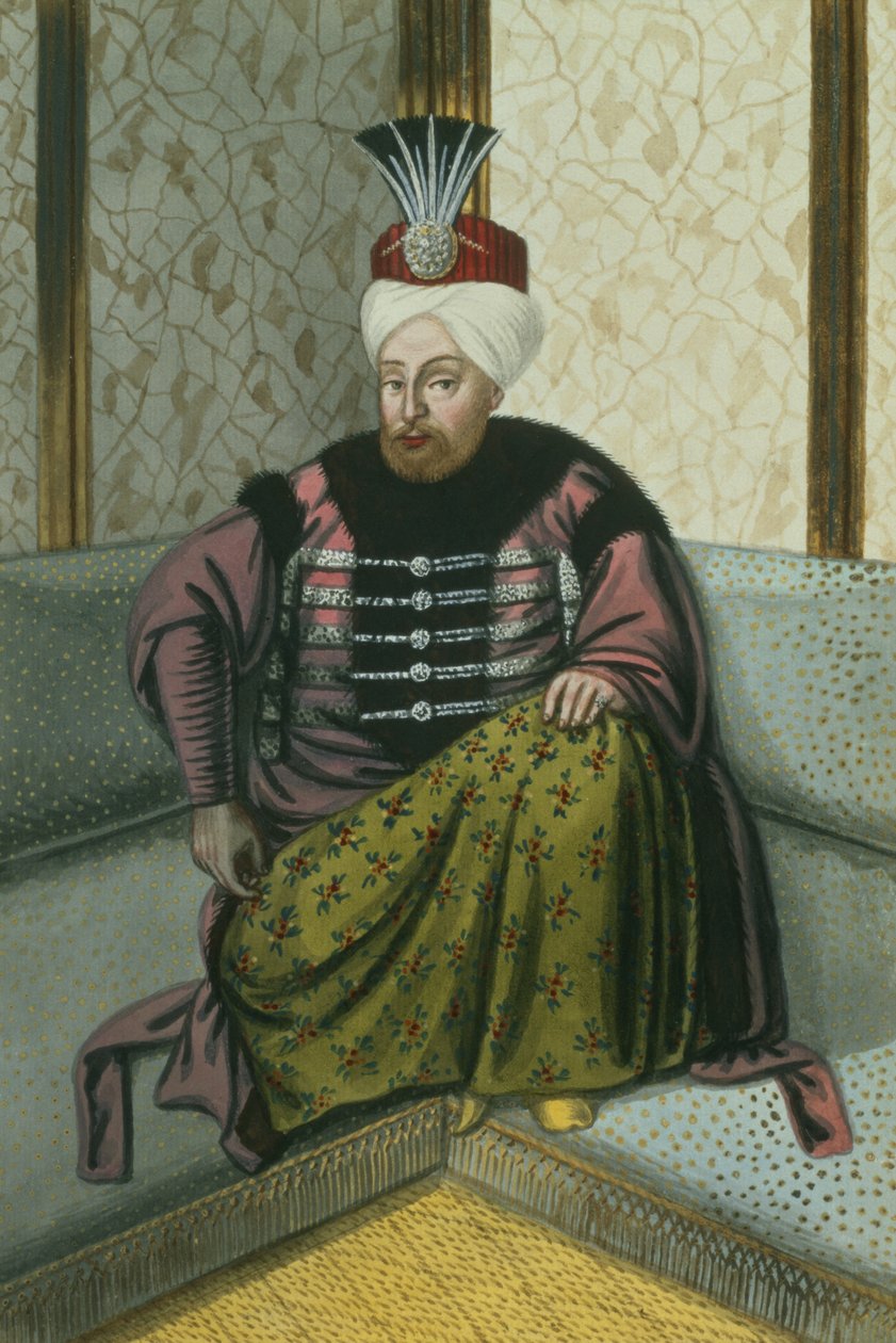 Maometto (Mehmed) IV (1642-93) Sultano dal 1648 al 1687, tratto da "Una serie di ritratti degli imperatori di Turchia" da John Young