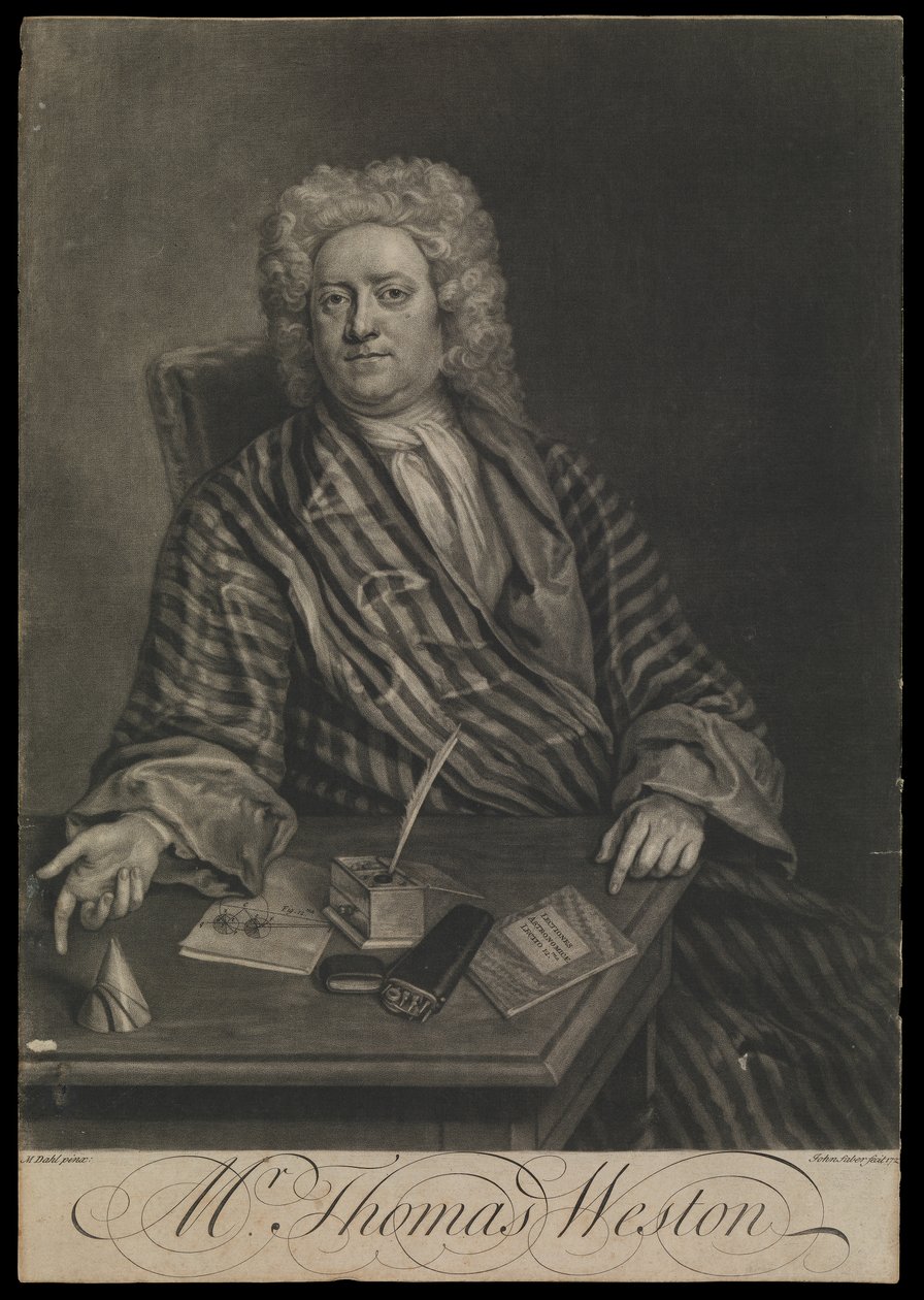 Thomas Weston, c.1725 da John the younger Faber