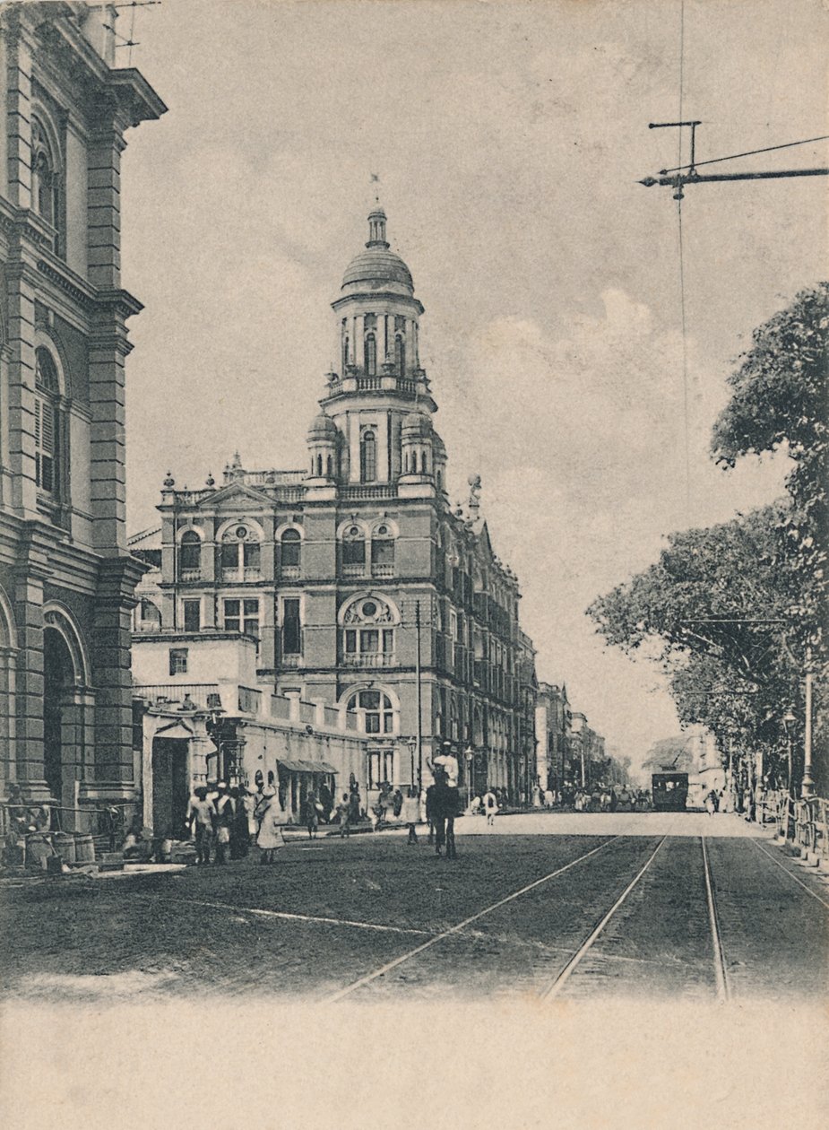 Piazza Dalhousie, Calcutta, 1904 da Johnston and Hoffmann