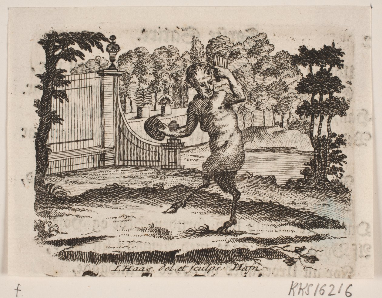 Vignetta con satiro da Jonas Haas