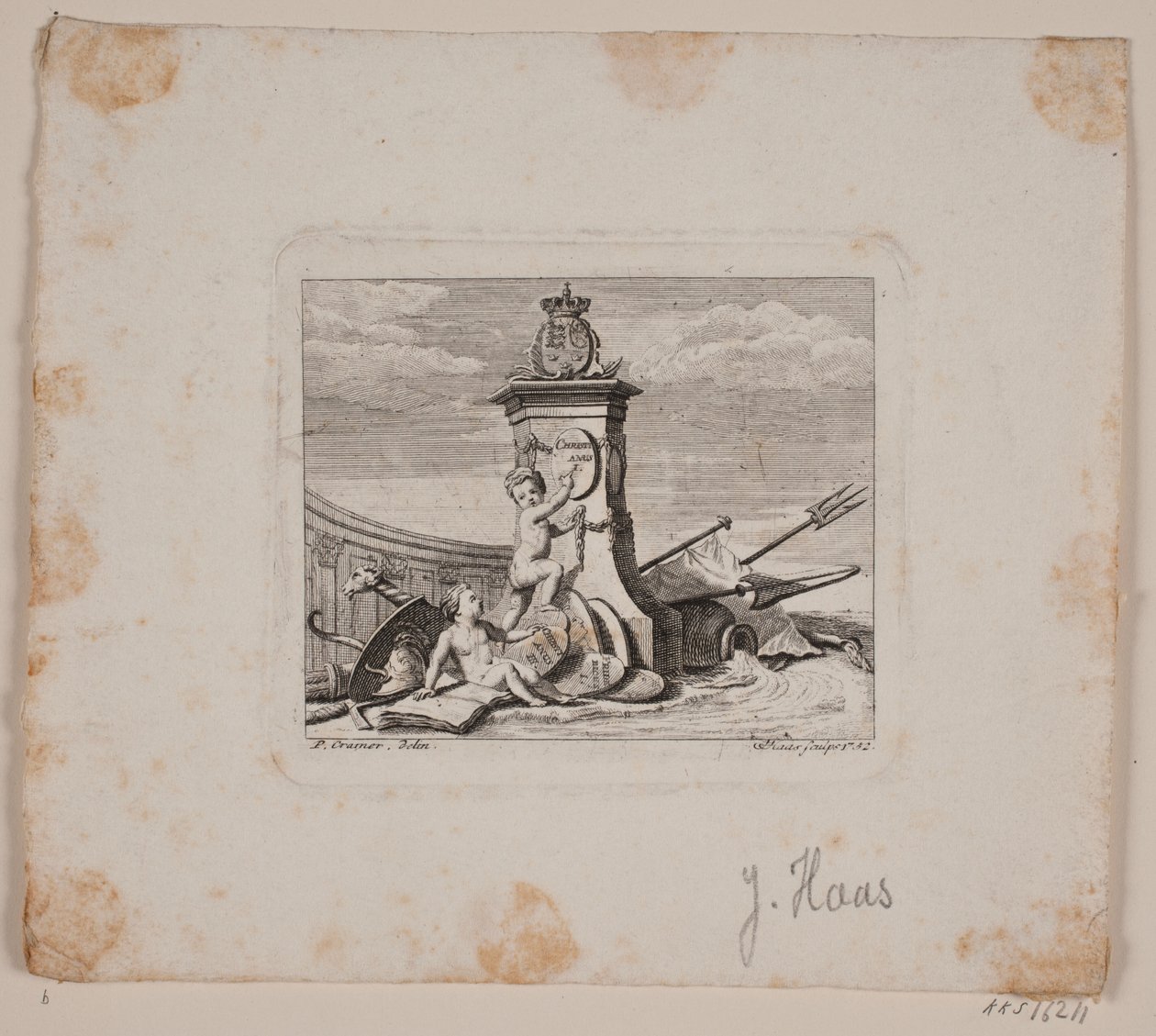 Vignetta con due geni da Jonas Haas