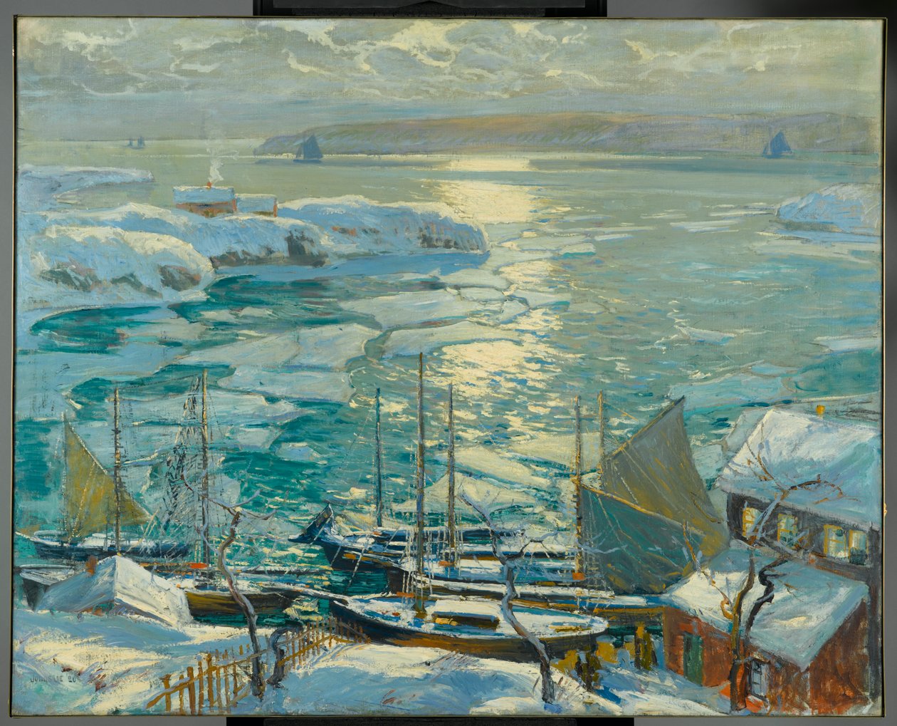 Le vecchie navi tornano a casa, 1920 da Jonas Lie