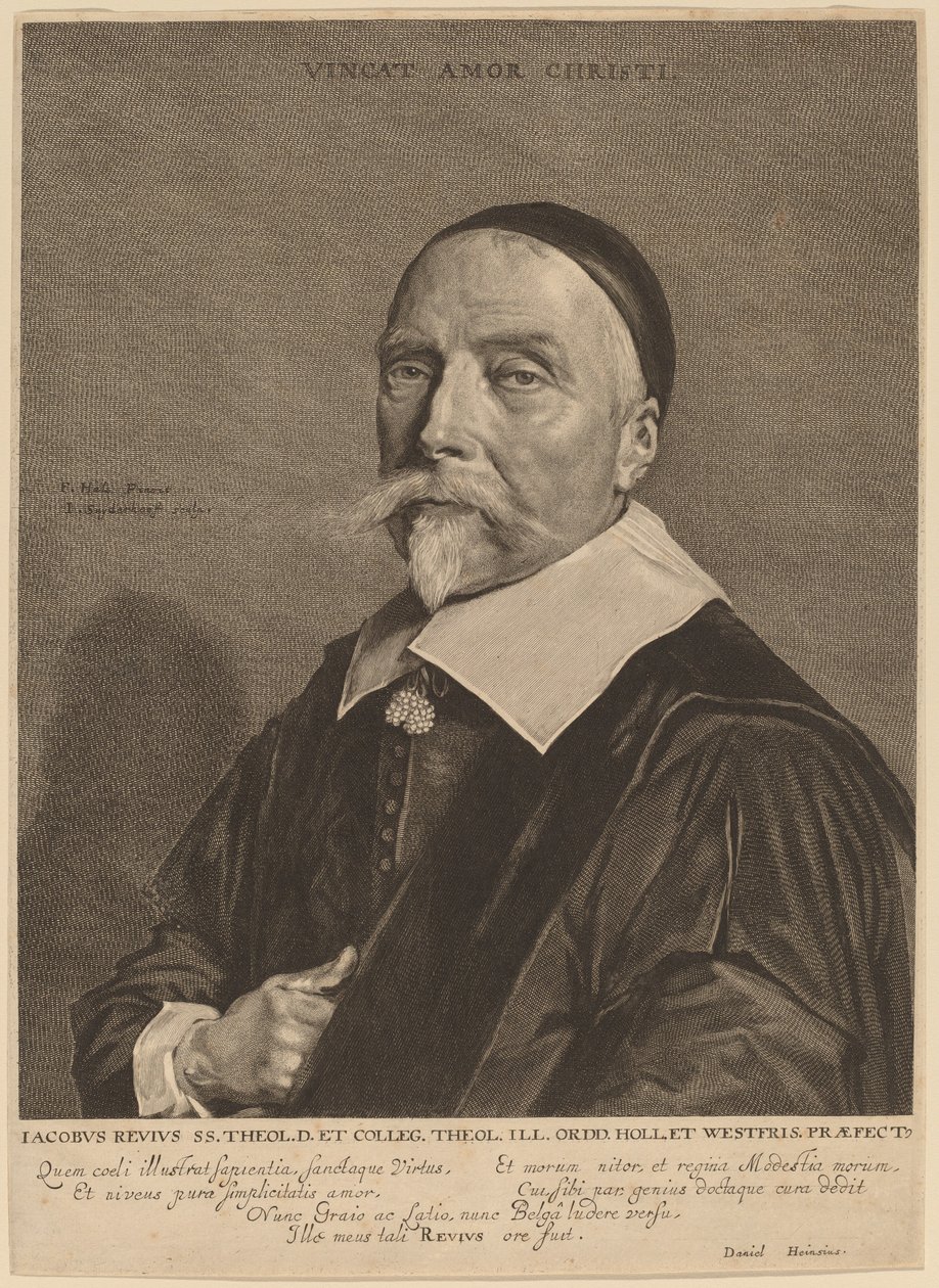 Jacob Revius da Jonas Suyderhoff after Frans Hals