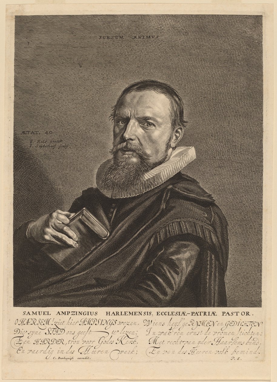 Samuel Ampzing da Jonas Suyderhoff after Frans Hals