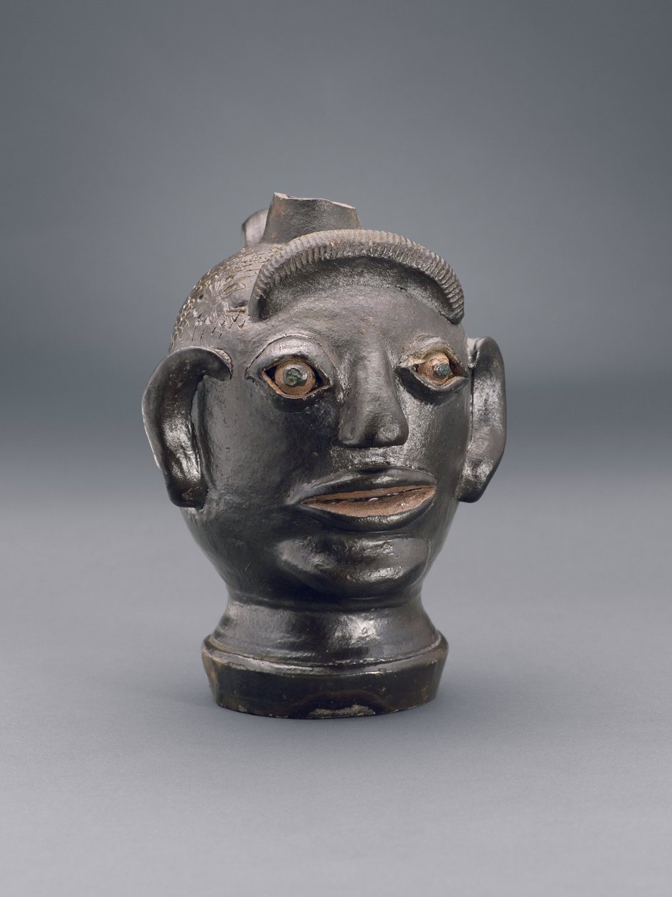 Brocca (a forma di testa umana), 1810-40 da Jonathan Fenton