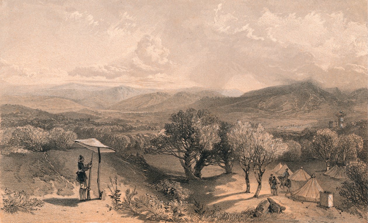 La valle di Baidar, dalla villa di Rear Petroski, guardando a est da Jonathan Needham