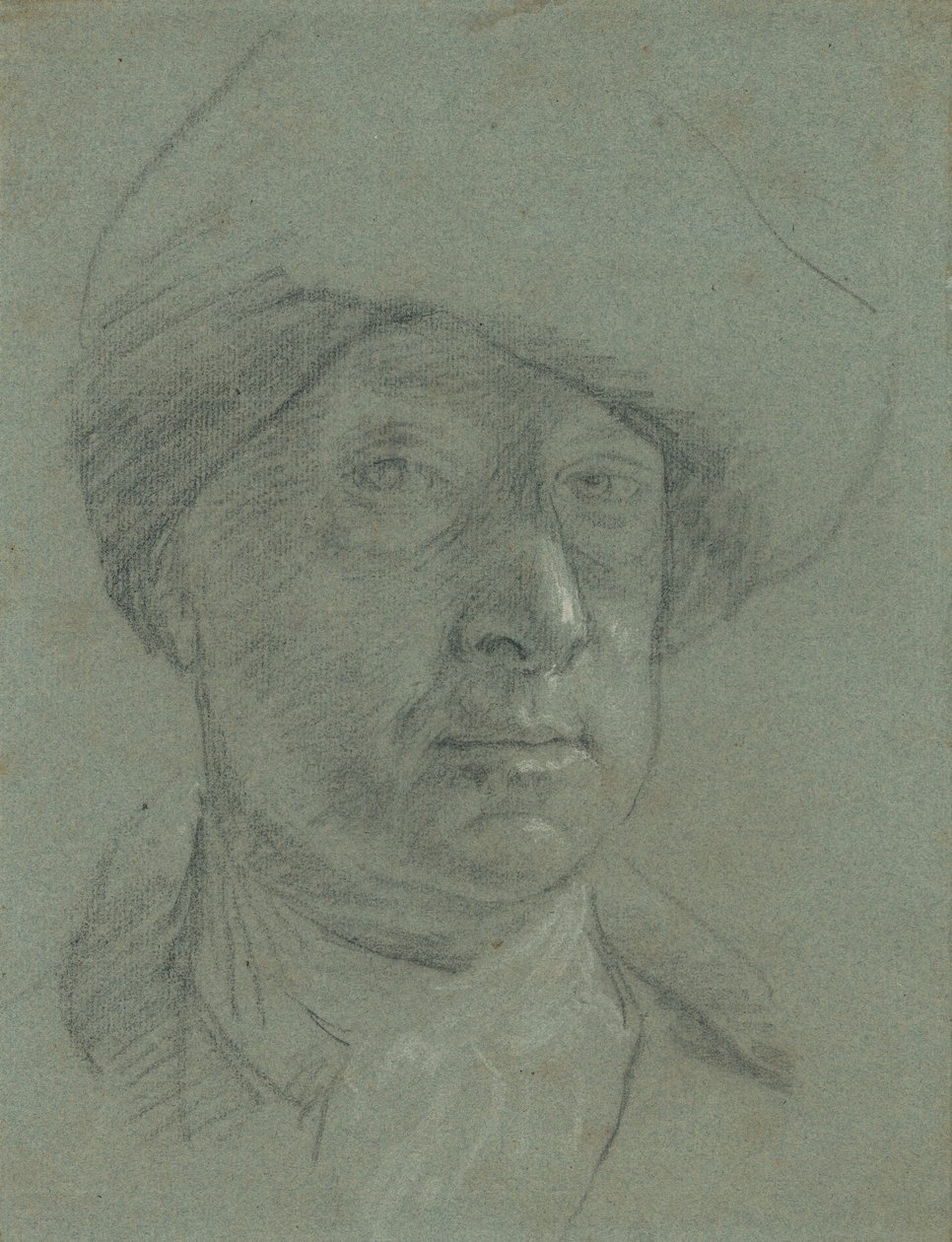 Autoritratto con cappello di stoffa da Jonathan Richardson the Elder