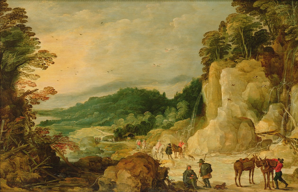 Paesaggio montano da Joos or Josse de Momper