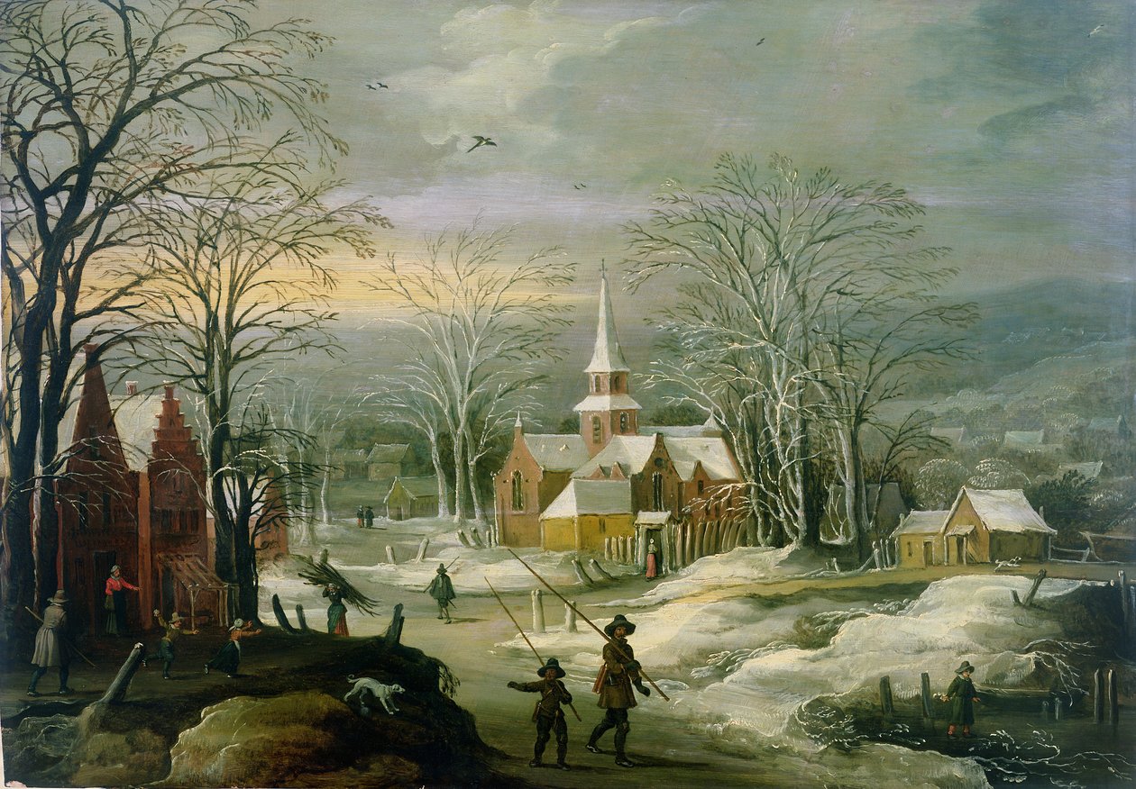 Paesaggio invernale da Joos or Josse de Momper