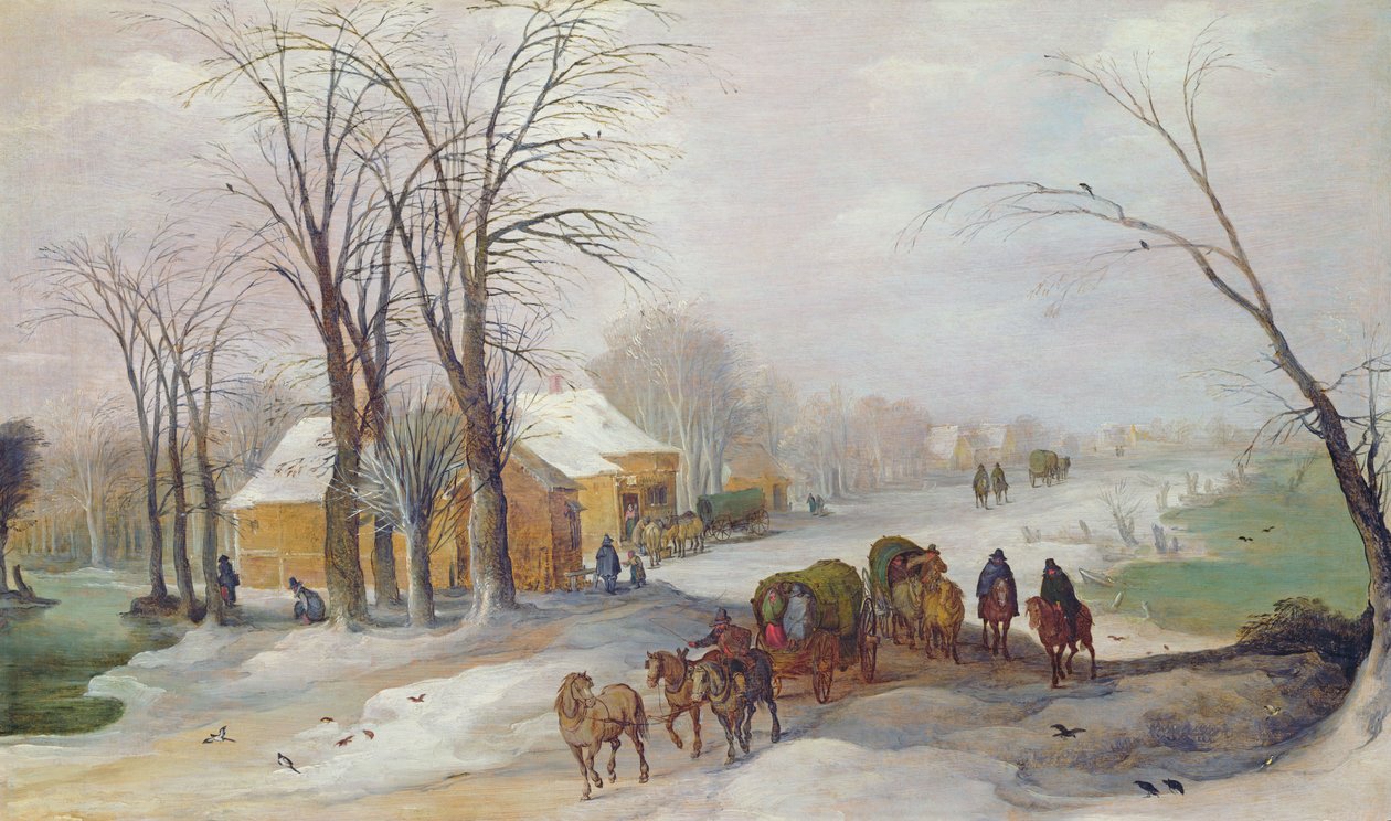 Paesaggio invernale da Joos or Josse de Momper