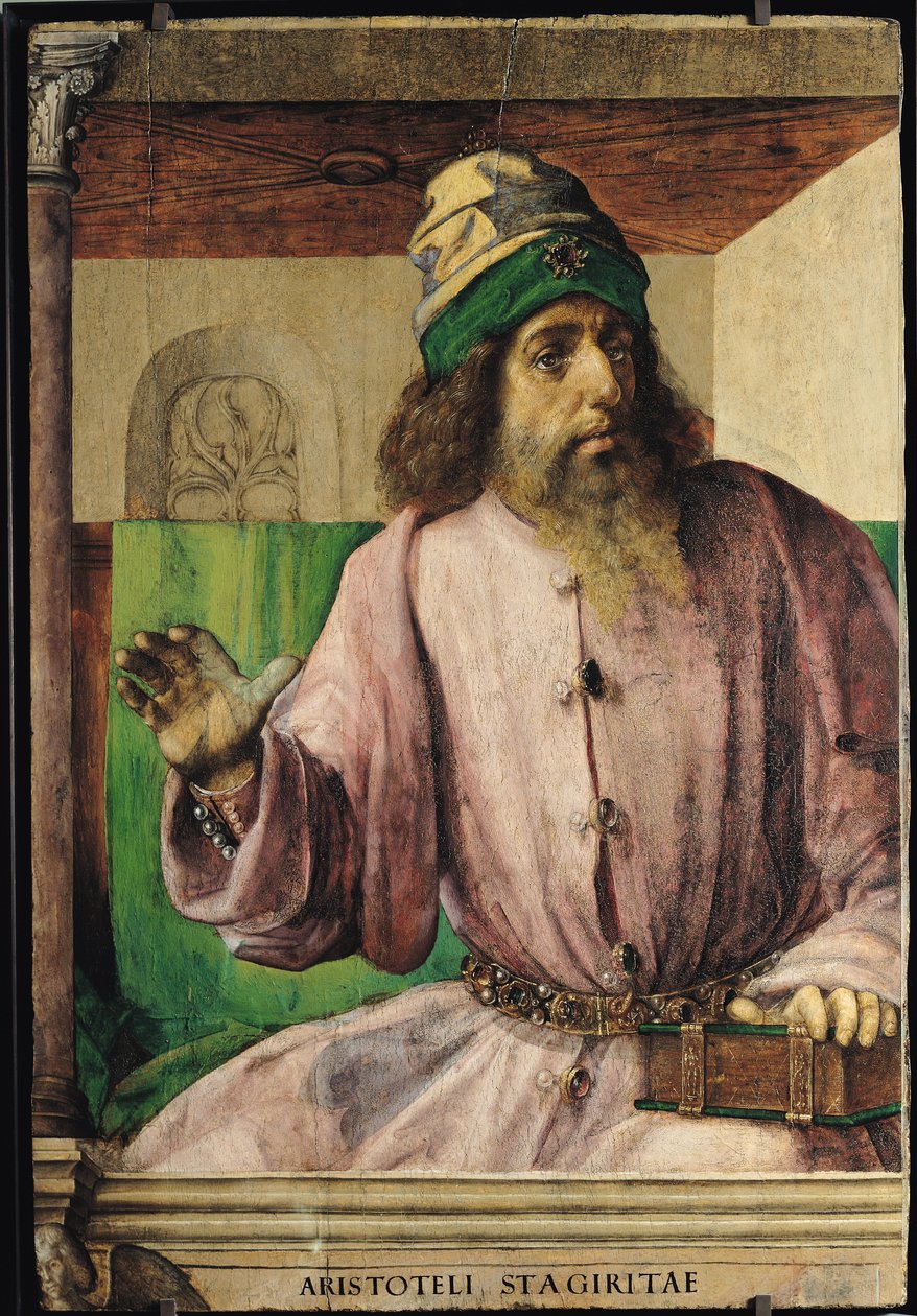 Ritratto di Aristotele (384-322 a.C.), c.1475 da Joos van Gent