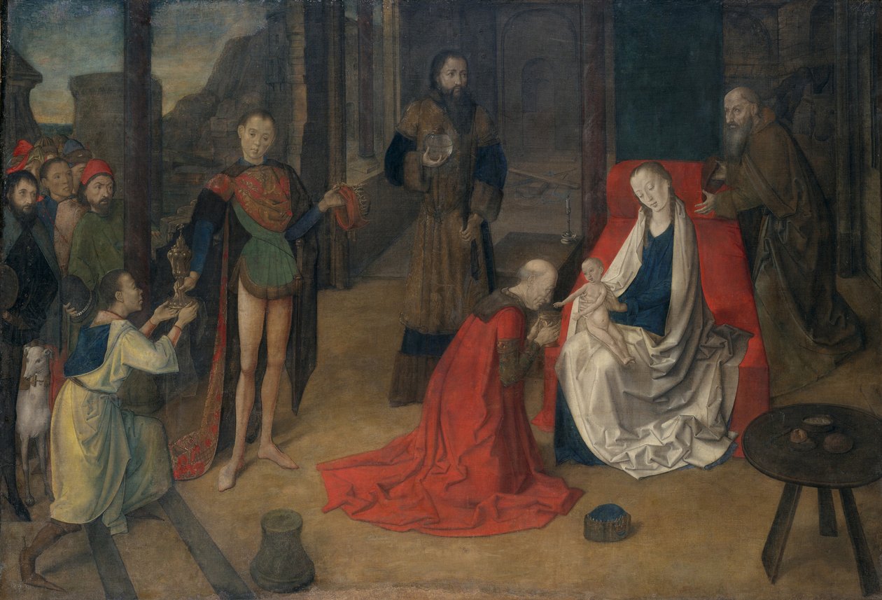 Adorazione dei Magi, 1465 da Joos van Wassenove