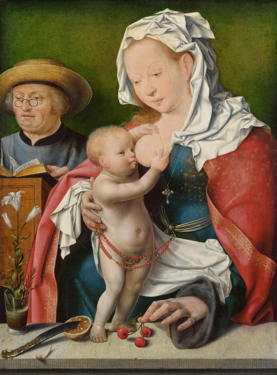 La Sacra Famiglia da Joos van Cleve