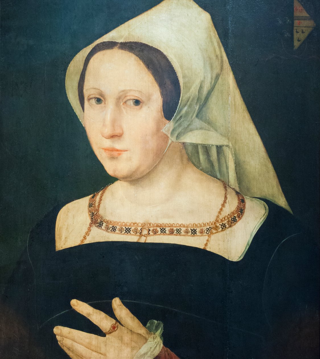 Anna van Spangen, moglie di Adriaen van der Goes da Joos van (after) Cleve
