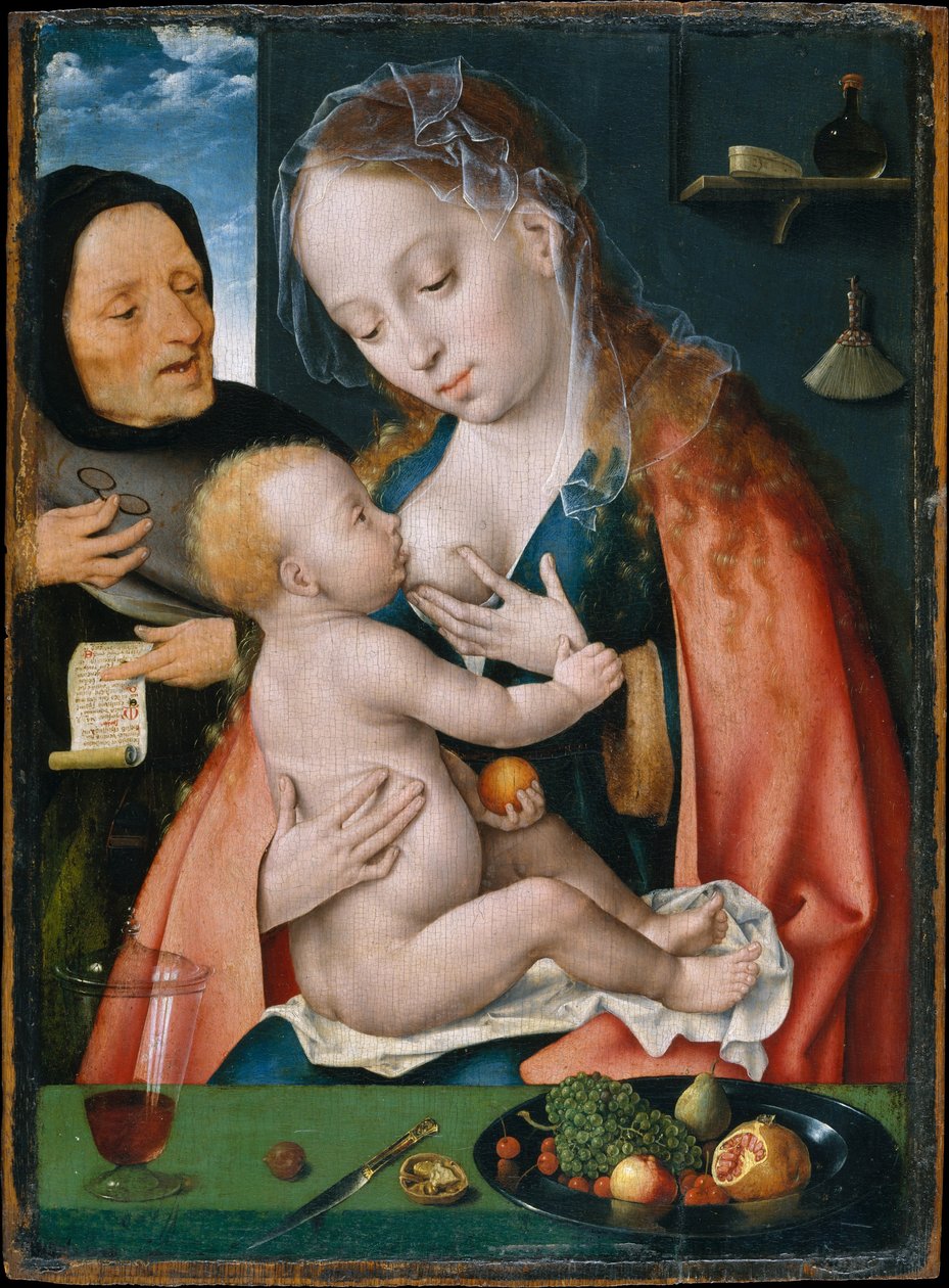 La Sacra Famiglia, c.1512-13 da Joos van Cleve