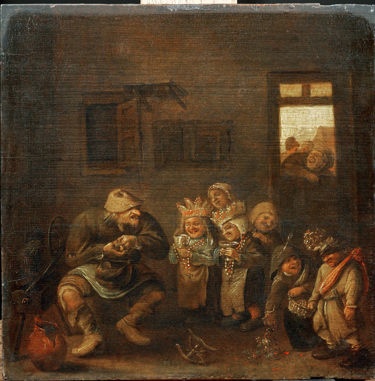 Fete des enfants le jour du Mardi-gras Animazione carnevalesca per bambini il martedì grasso ... da Joos van Craesbeeck