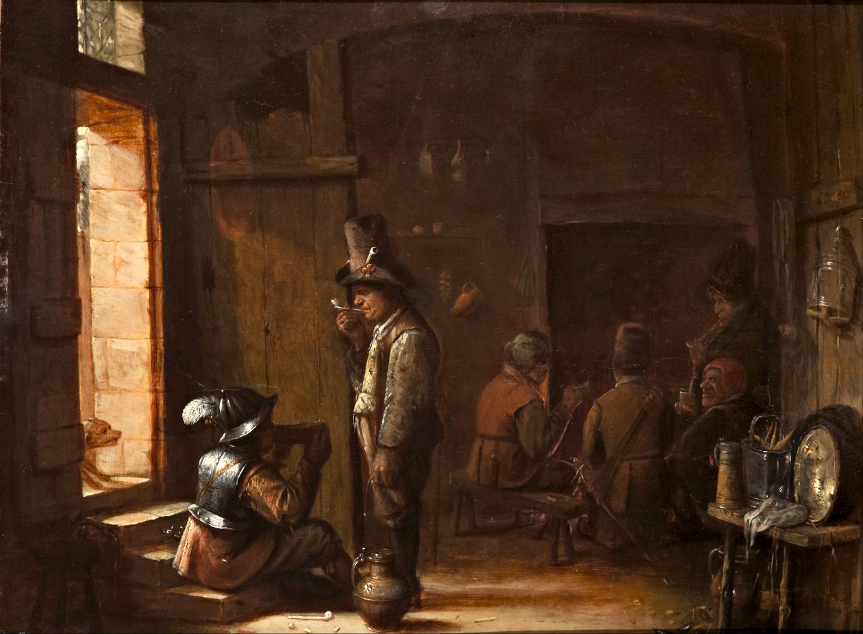 Interno di una locanda da Joos van Craesbeeck