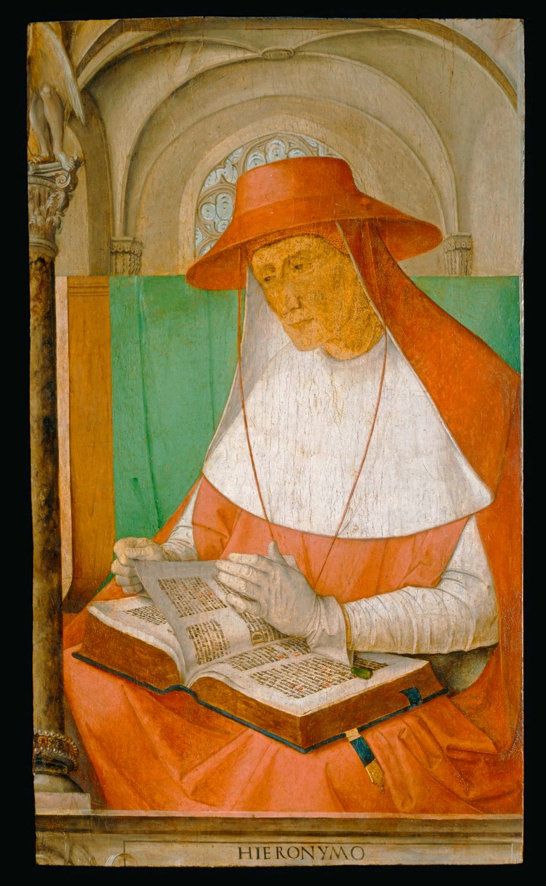 Girolamo, Santo, Padre della Chiesa ... da Joos van Gent (fl.1460 75)