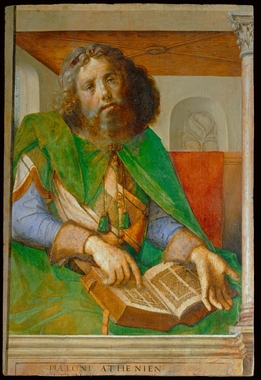 Platone, filosofo greco ... da Joos van Gent (fl.1460 75)