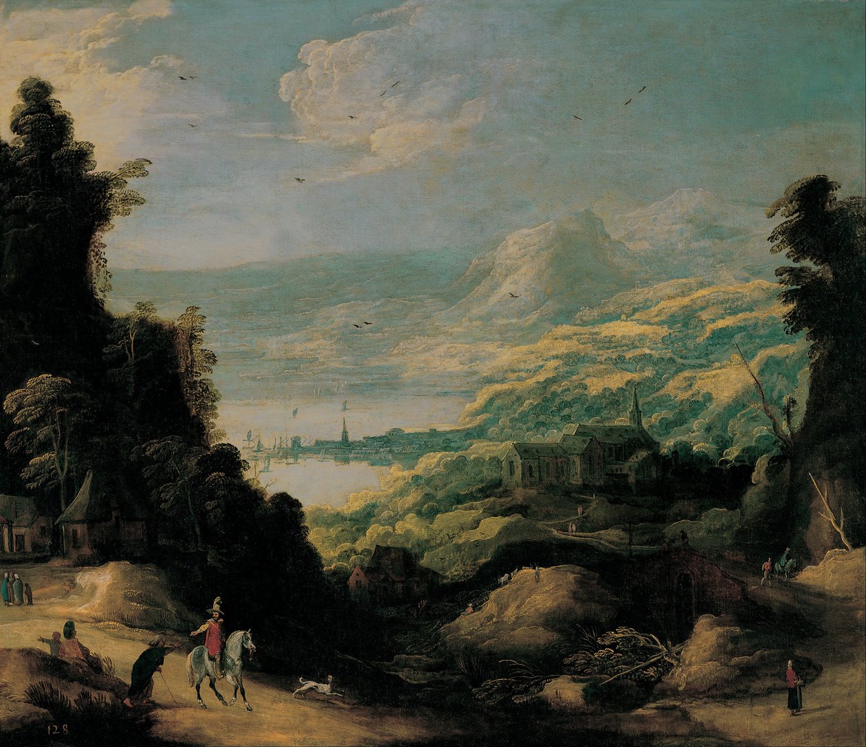 Paesaggio montano da Joos or Josse de Momper