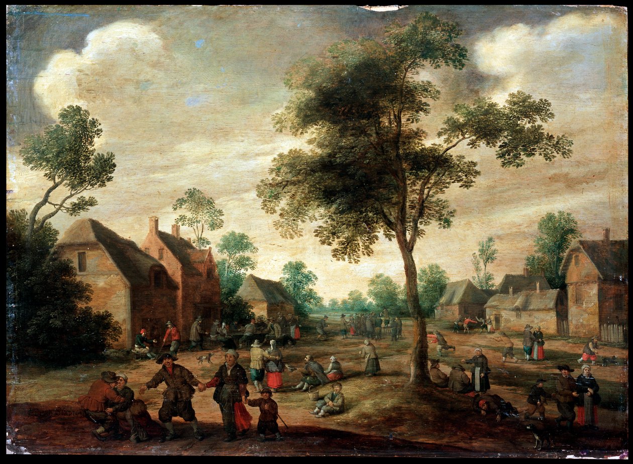 Celebrazione di campagna, XVII secolo da Joost Cornelisz Droochsloot