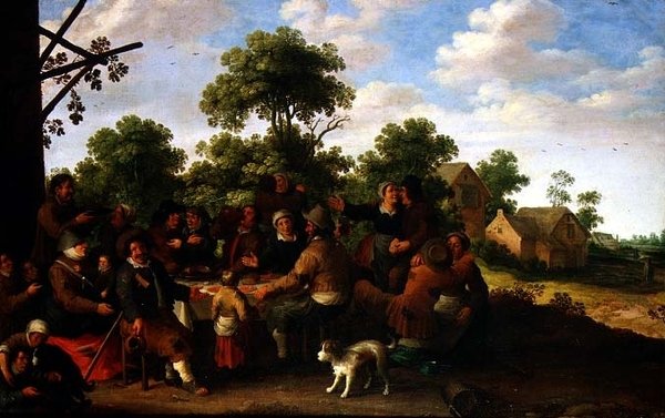 Festa del villaggio da Joost Cornelisz. Droochsloot