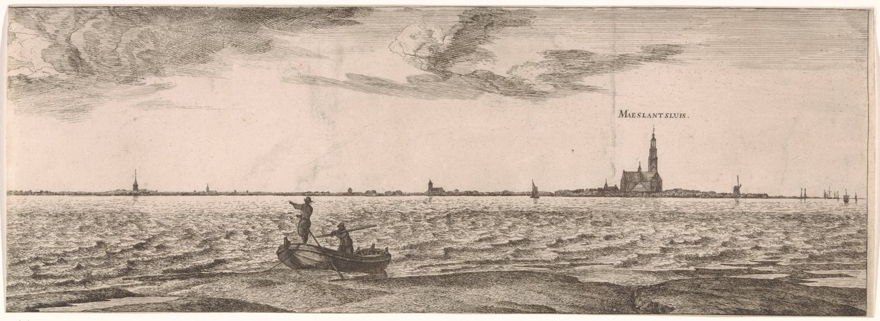 Veduta di Maassluis da Joost van Geel
