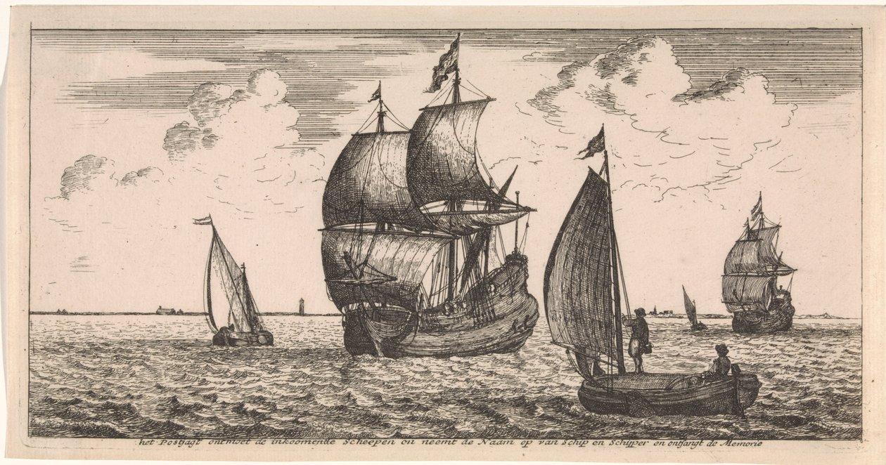 Ricevimento della posta in mare da Joost van Geel
