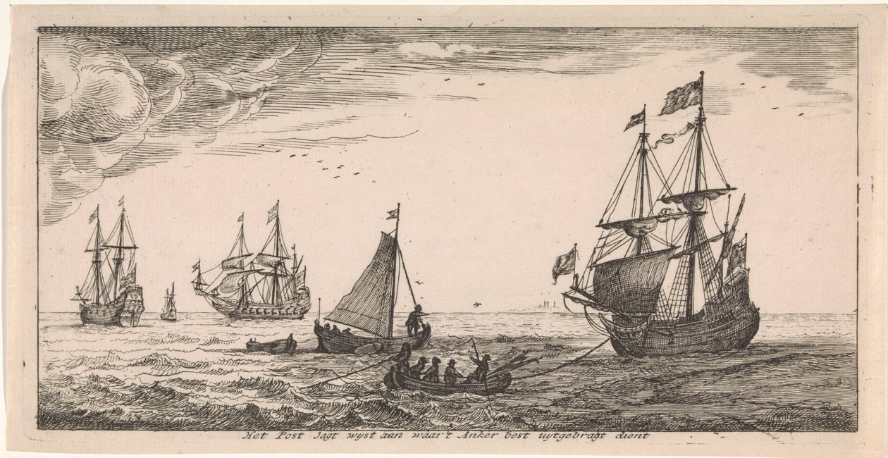 Navi in mare da Joost van Geel