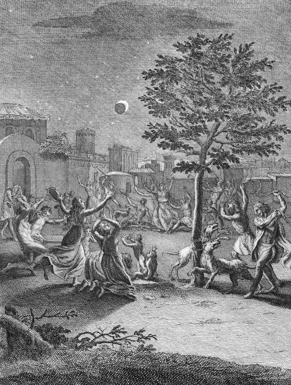Eclissi della Luna, da 