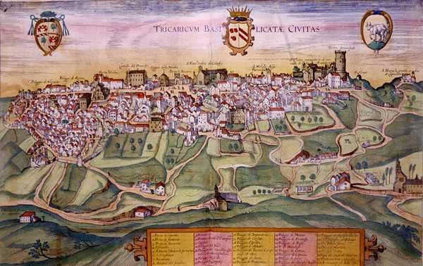 Mappa di Tricarico, da 