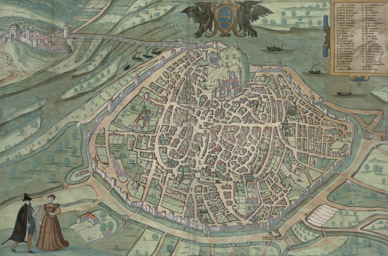 Mappa di Avignone, da 