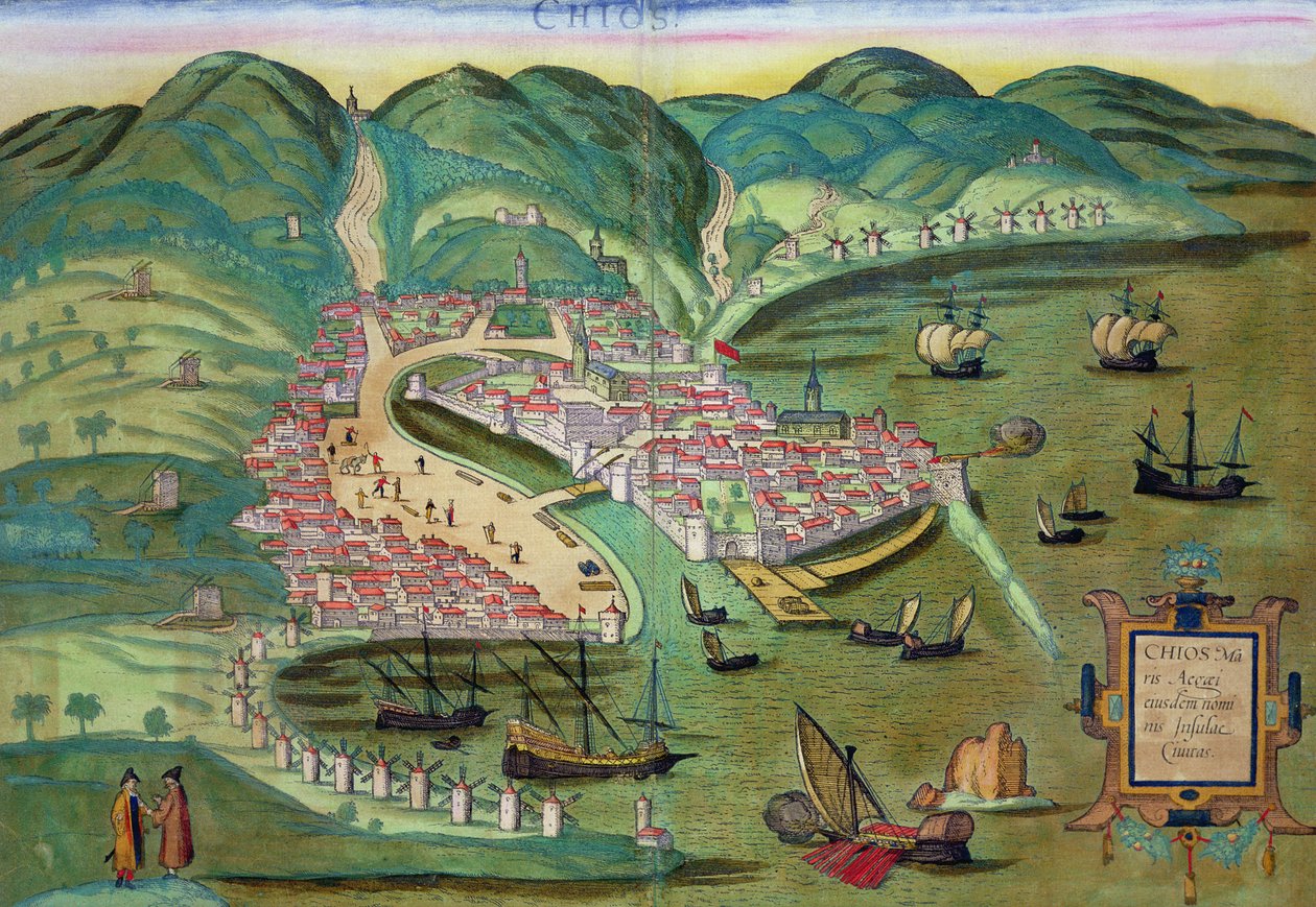Mappa di Chios, da 