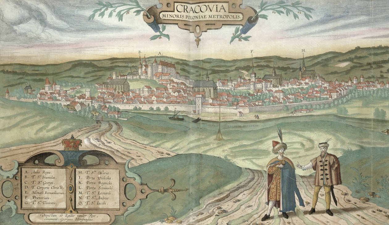 Mappa di Cracovia, da 