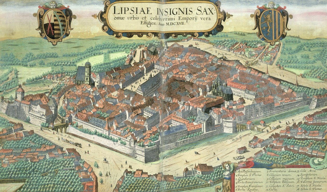 Mappa di Lipsia, da 