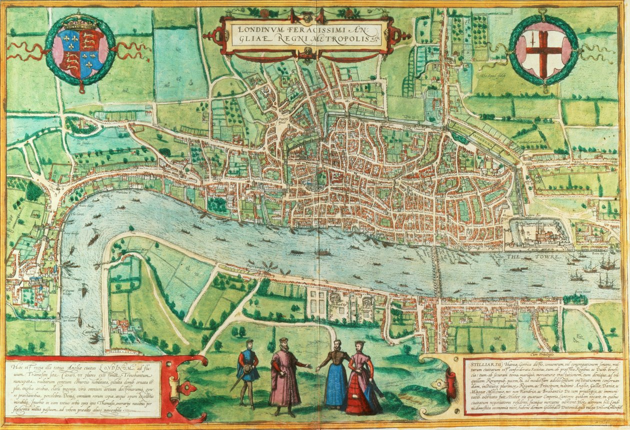 Mappa di Londra, da 