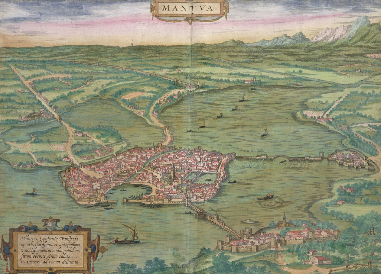 Mappa di Mantova, da 