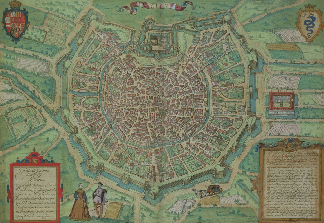 Mappa di Milano, da 