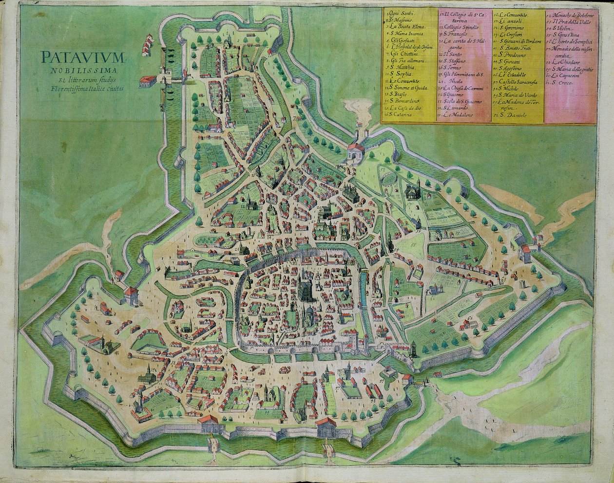 Mappa di Padova, da 